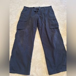 Navy Cargo Pants with side pockets for Men